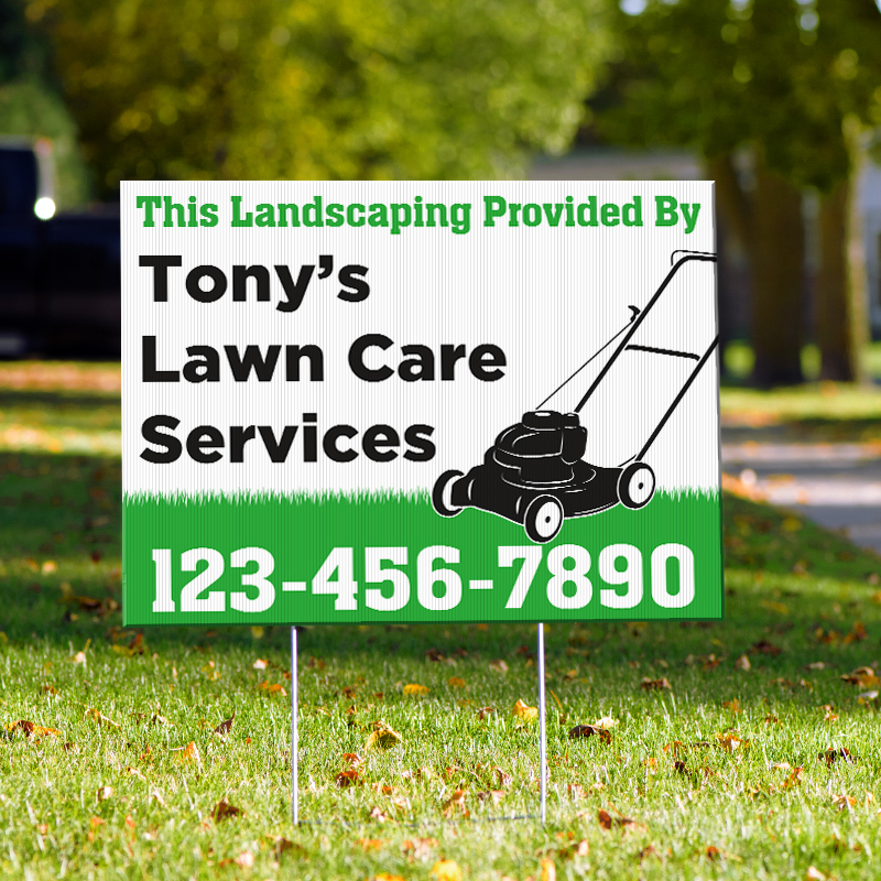 Yard Signs - Lawn Care Template