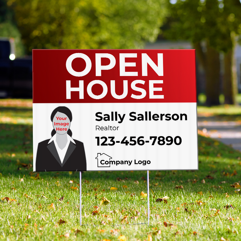 Yard Signs - Open House Realtor