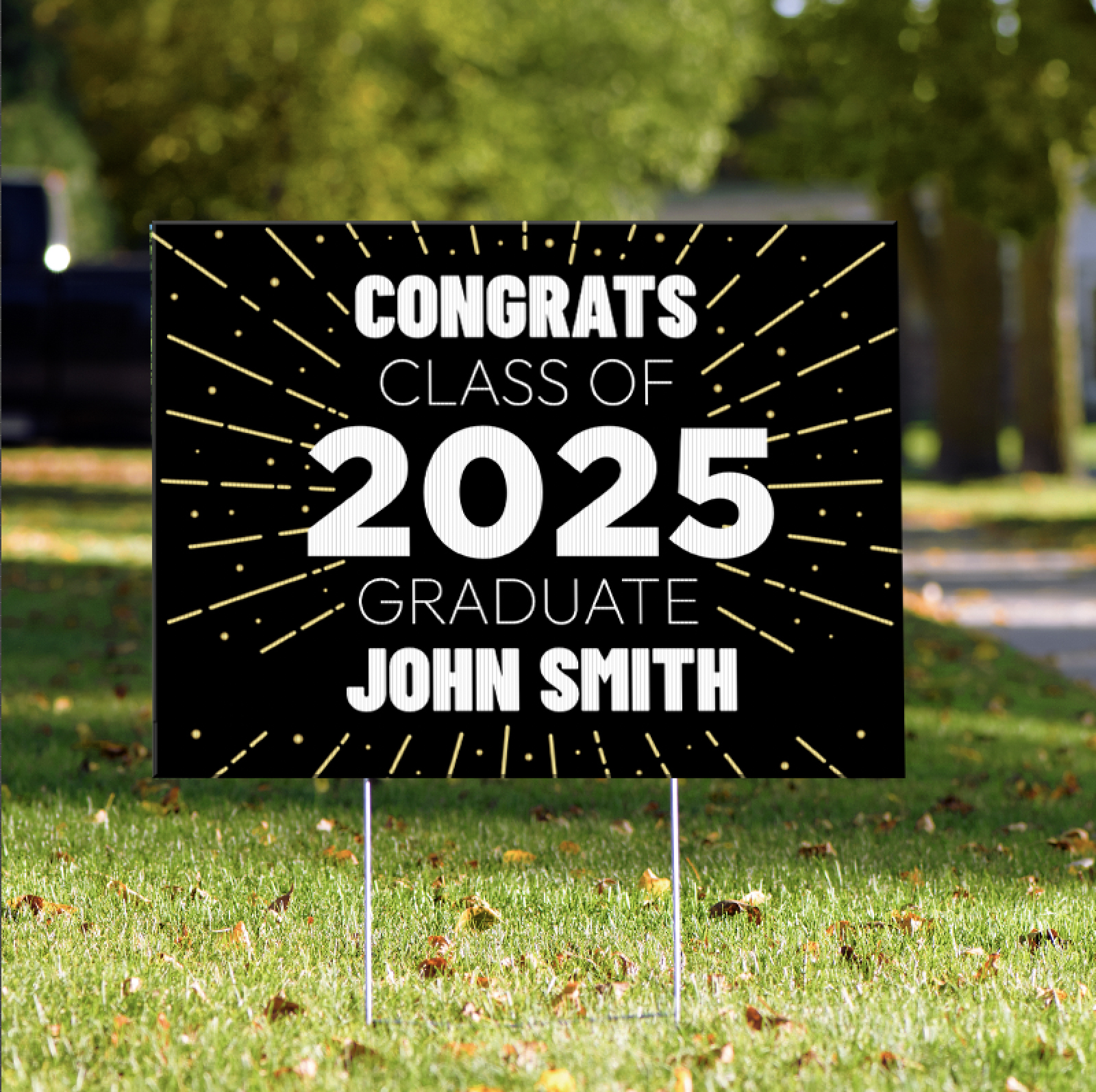 Yard Signs - Congrats Template